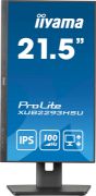 Image de iiyama ProLite écran plat de PC 54,6 cm (21.5") 1920 x 1080 pixels Full HD LED Noir (XUB2293HSU-B7)