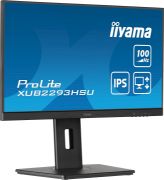 Image de iiyama ProLite écran plat de PC 54,6 cm (21.5") 1920 x 1080 pixels Full HD LED Noir (XUB2293HSU-B7)