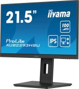 Image de iiyama ProLite écran plat de PC 54,6 cm (21.5") 1920 x 1080 pixels Full HD LED Noir (XUB2293HSU-B7)