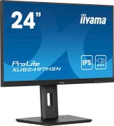 Image de iiyama ProLite écran plat de PC 60,5 cm (23.8") 1920 x 1080 pixels Full HD LED Noir (XUB2497HSN-B2)