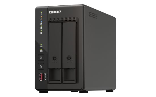 Image de QNAP TS-253E NAS Tower Intel® Celeron® J6412 8 Go 0 To QNAP QTS Noir (TS-253E-8G)