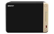 Image de QNAP TS-664 NAS Tower Intel® Celeron® N5095 8 Go DDR4 0 To QNAP QTS Noir, Bronze (TS-664-8G)