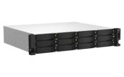 Image de QNAP TS-1264U-RP NAS Rack (2 U) Intel® Celeron® 8 Go DDR4 0 To QNAP QTS Aluminium, Noir (TS-1264U-RP-8G)
