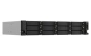 Image de QNAP TS-1264U-RP NAS Rack (2 U) Intel® Celeron® 8 Go DDR4 0 To QNAP QTS Aluminium, Noir (TS-1264U-RP-8G)