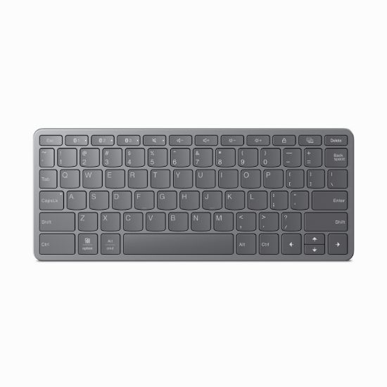 Image de Lenovo clavier Universel USB + Bluetooth QWERTY Anglais américain Gris (ZG38C05820)