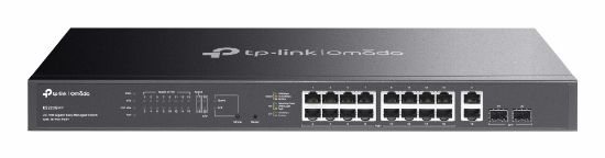 Image de TP-Link Omada commutateur réseau Géré L2 Gigabit Ethernet (10/100/1000) Connexion Ethernet, supportant l'alimentation via ce port (PoE) Noir (ES220GMP)