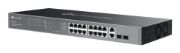 Image de TP-Link Omada commutateur réseau Géré L2 Gigabit Ethernet (10/100/1000) Connexion Ethernet, supportant l'alimentation via ce port (PoE) Noir (ES220GMP)