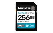 Image de Kingston Technology Canvas Go! Plus 256 Go SDXC Canvas Go Plus Gen4 200 Mo/s C10 UHS-I U3 V30 (SDG4/256GB)