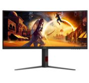 Image de AOC G4 écran plat de PC 86,4 cm (34") 3440 x 1440 pixels Wide Quad HD LED Noir, Rouge (CU34G4)