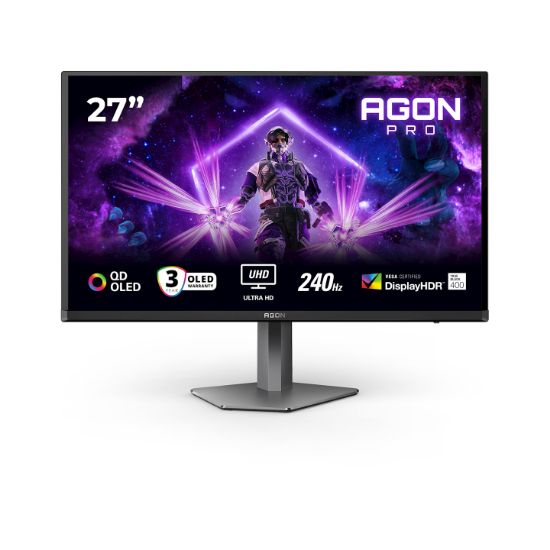 Image de AOC G2 écran plat de PC 67,3 cm (26.5") 3840 x 2160 pixels 4K Ultra HD OLED Noir (AG276UZD)