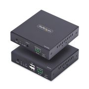 Image de StarTech.com Extender KVM HDMI sur Réseau IP, 4K 60Hz, Sans Pilote, HDMI et USB sur Ethernet/CAT6, AVoIP, Kit Émetteur et Récepteur, Inclut les Kits de Montage (IH2006-KVM-EXTENDER)
