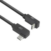 Image de ACT Câble USB 3.0 10 Gbit/s 60 W USB Type-C (coudé vers la gauche/droite) vers USB Type-C (coudé vers le haut/bas), 2 mètre (AC7482)
