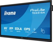 Image de iiyama Écran d'affichage dynamique Écran plat interactif 163,8 cm (64.5") Wifi 550 cd/m² 4K Ultra HD Noir Écran tactile Intégré dans le processeur Android (TE6515A-B1AG)