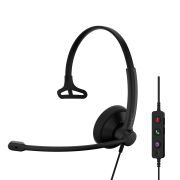 Image de EPOS Écouteur et casque Avec fil Arceau Bureau/Centre d'appels USB Type-C / USB Type-A Noir (1001419)