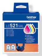 Image de Brother Cartouche d'encre originale de - multipack (LC521VAL)