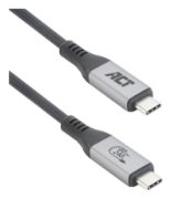 Image de ACT Câble USB4 80 Gbps Thunderbolt 5 240 W USB Type-C, certifié USB-IF, 1,5 mètre (AC7452)