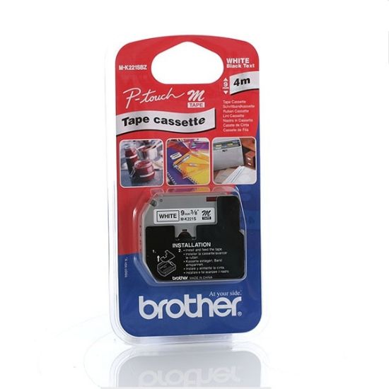 Image de Brother Z Labelling Tape (9mm) ruban d'étiquette M (MK221SB)