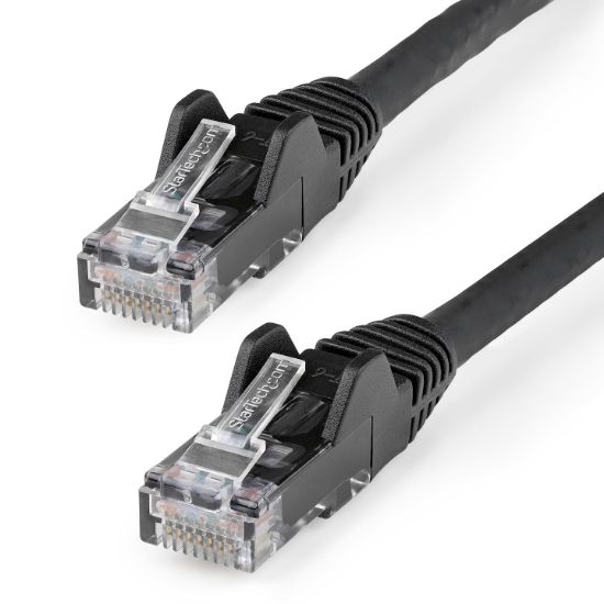 Image de StarTech.com câble de réseau Noir 2 m Cat6 U/UTP (UTP) (N6LPATCH2MBK)