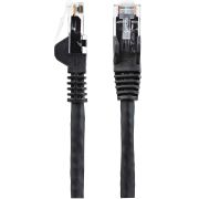 Image de StarTech.com câble de réseau Noir 2 m Cat6 U/UTP (UTP) (N6LPATCH2MBK)