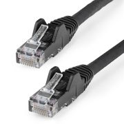 Image de StarTech.com câble de réseau Noir 2 m Cat6 U/UTP (UTP) (N6LPATCH2MBK)