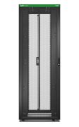 Image de APC Baie EasyRack 800mm/48U/1000mm avec toit, panneau latéral, roulettes, noir (ER8802)