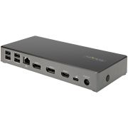 Image de StarTech.com Dock USB-C - Station d'accueil USB Type C Triple Écrans 4K - Alimentation 100W - DP 1.4 Alt Mode & DSC, 2x DisplayPort 1.4/HDMI 2.0 - 6xUSB (2x 10Gbps) - Windo ... (DK31C2DHSPDUE)