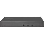 Image de StarTech.com Dock USB-C - Station d'accueil USB Type C Triple Écrans 4K - Alimentation 100W - DP 1.4 Alt Mode & DSC, 2x DisplayPort 1.4/HDMI 2.0 - 6xUSB (2x 10Gbps) - Windo ... (DK31C2DHSPDUE)