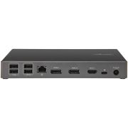Image de StarTech.com Dock USB-C - Station d'accueil USB Type C Triple Écrans 4K - Alimentation 100W - DP 1.4 Alt Mode & DSC, 2x DisplayPort 1.4/HDMI 2.0 - 6xUSB (2x 10Gbps) - Windo ... (DK31C2DHSPDUE)