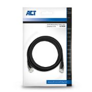 Image de ACT câble de réseau Noir 0,9 m Cat6 U/UTP (UTP) (AC4000)