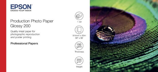 Image de Epson Production Photo Paper Glossy 200 36" x 30m (C13S450372)