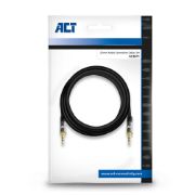 Image de ACT câble audio 3 m 3,5mm Noir (AC3611)