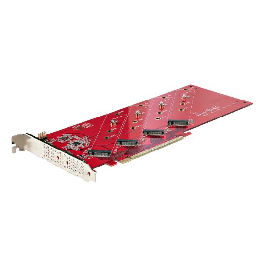 Image de StarTech.com carte et adaptateur d'interfaces Interne M.2 (QUAD-M2-PCIE-CARD-B)