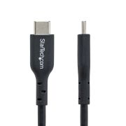 Image de StarTech.com Câble de Charge USB-C de 1m, Charge et Synchronisation, 60W (3A) PD, Câble de Charge USB 2.0 pour Ordinateur Portable - Cordon de Charge USB C Noir (USB2CC1MNC)