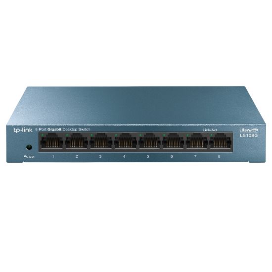 Image de TP-LINK LS108G Non-géré Gigabit Ethernet (10/100/1000) Bleu (LS108G V1)