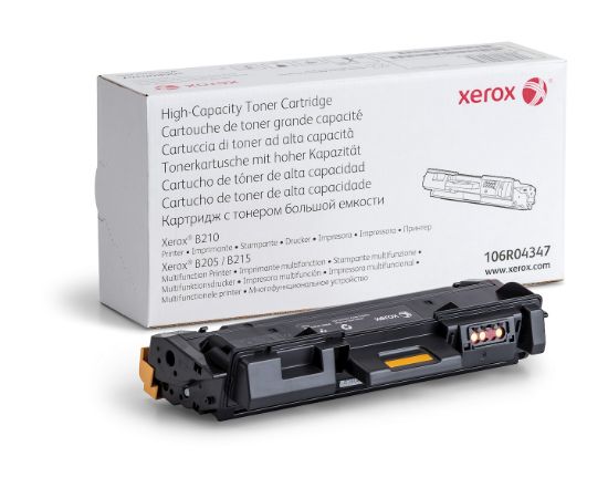 Image de Xerox Cartouche de toner Noir de Grande capacité Imprimante ® B210, Imprimante multifonction ® B205?/? ® B215 (3000 pages) - (106R04347)