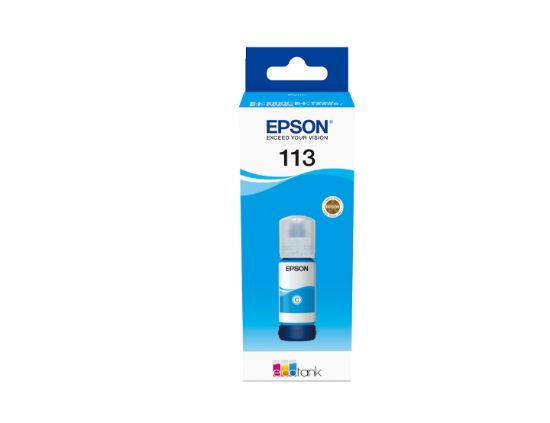 Image de Epson 113 EcoTank Pigment Cyan ink bottle (C13T06B240)