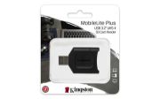 Image de Kingston Technology MobileLite Plus lecteur de carte mémoire USB 3.2 Gen 1 (3.1 Gen 1) Type-A Noir (MLP)