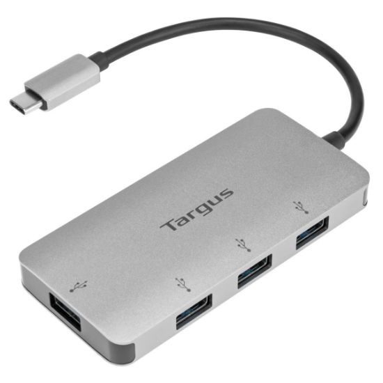 Image de Targus hub & concentrateur USB 3.2 Gen 1 (3.1 Gen 1) Type-C 5000 Mbit/s Argent (ACH226EU)