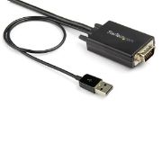 Image de StarTech.com Câble adaptateur VGA vers HDMI - 2 m - 1080p - Audio USB - Alimenté par USB (VGA2HDMM2M)