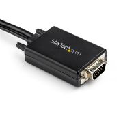 Image de StarTech.com Câble adaptateur VGA vers HDMI - 2 m - 1080p - Audio USB - Alimenté par USB (VGA2HDMM2M)
