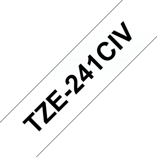 Image de Brother ruban d'étiquette TZ (TZE-241CIV)