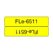 Image de Brother ruban d'étiquette Noir sur jaune (FLE-6511)