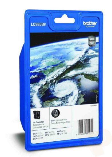 Image de Brother cartouche d'encre 1 pièce(s) Original Noir (LC-985BKBPDR)