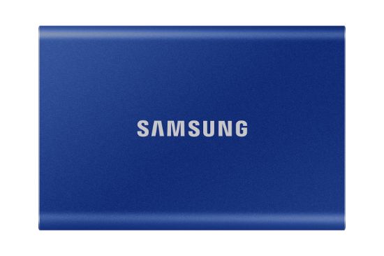 Image de Samsung Portable SSD T7 1 To USB Type-C 3.2 Gen 2 (3.1 Gen 2) Bleu (MU-PC1T0H/WW)