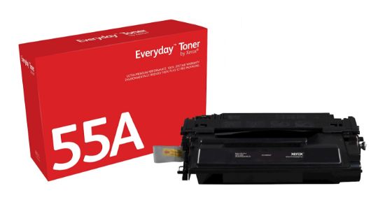 Image de Toner Everyday™ _OEM_NAME_ Noir de Xerox compatible avec HP 55A (CE255A), Capacité standard (006R03627)