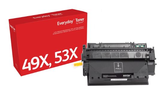 Image de Toner Everyday™ _OEM_NAME_ Noir de Xerox compatible avec HP 49X 53X (Q5949X/ Q7553X), Grande capacité (006R03666)