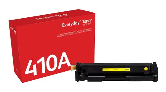 Image de Toner Everyday™ _OEM_NAME_ Jaune de Xerox compatible avec HP 410A (CF412A), Capacité standard (006R03698)