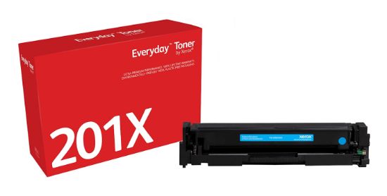 Image de Toner Everyday™ _OEM_NAME_ Cyan de Xerox compatible avec HP 201X (CF401X), Grande capacité (006R03693)