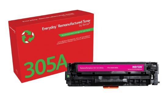 Image de Toner remanufacturé Magenta Everyday™ de Xerox compatible avec HP 305A (CE413A), Capacité standard (006R03806)