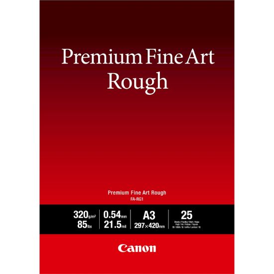 Image de Canon Papier A3 beaux-arts texturé Premium FA-RG1, 25 feuilles (4562C003)